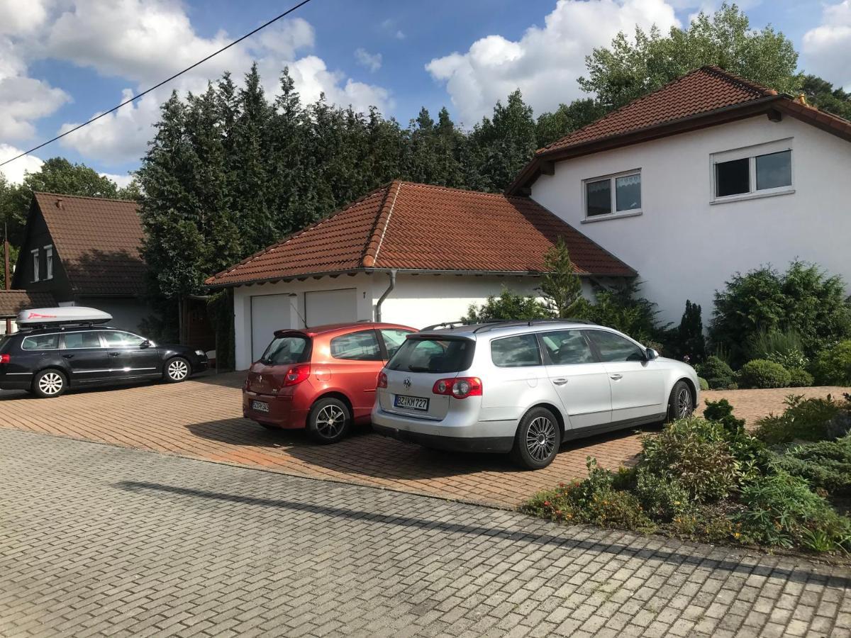 Grosszuegige Ferienwohnung Am Waldesrand Im Seenland Lauta ภายนอก รูปภาพ