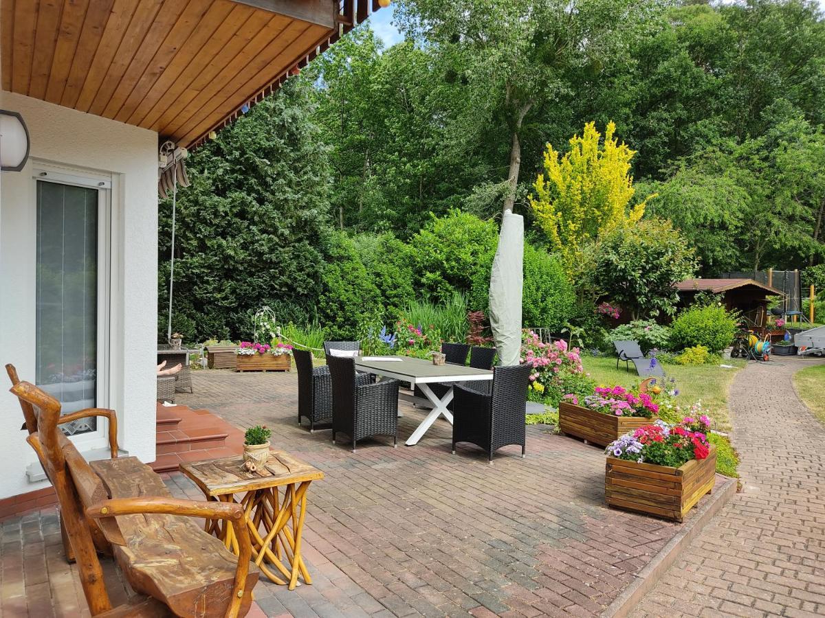Grosszuegige Ferienwohnung Am Waldesrand Im Seenland Lauta ภายนอก รูปภาพ